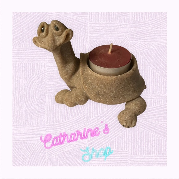 Query Critter - Tea Light Holder Turtle - Picture 1 of 2